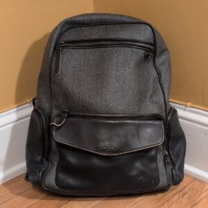 Tumi Charcoal and Black Backpack